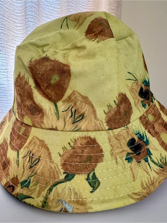 Source Unknown Accessories - Source Unknown Yellow Floral Bucket Hat